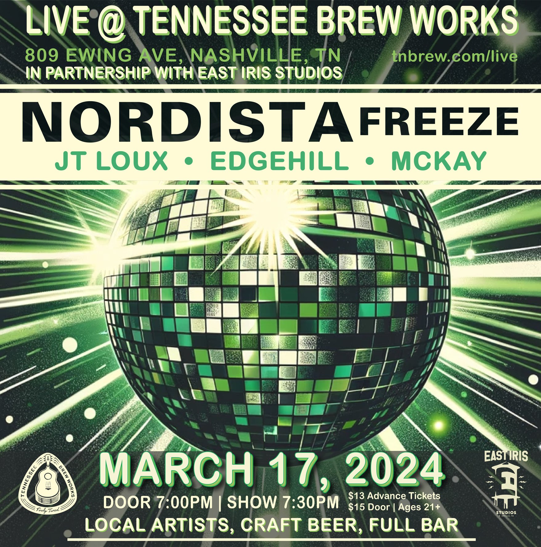 Nordista Freeze Live at Tennessee Brew Works Nashville Lifestyles